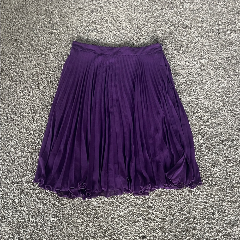 The Limited Deep Purple A-Line Skirt
